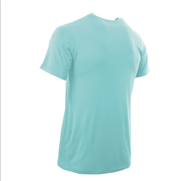kING NEW YORK, V-NECK T-SHIRT, LIGHT TURQUOISE. - Picture 11 of 14